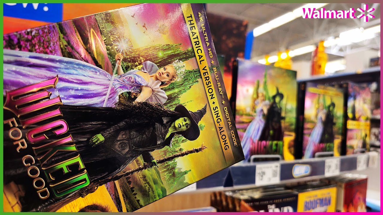Wicked For Good Movie 4K Blu-ray Steelbook Walmart Hunt