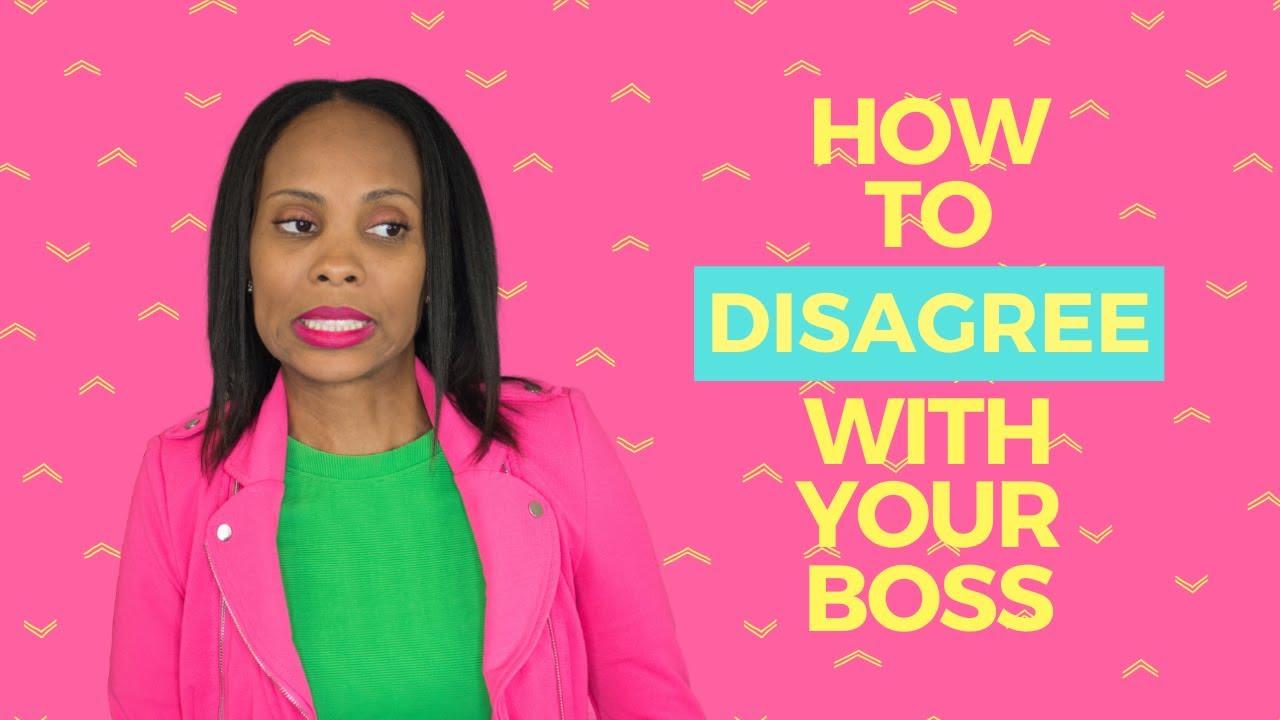 How To DISAGREE With Your Boss When You're A Middle Manager