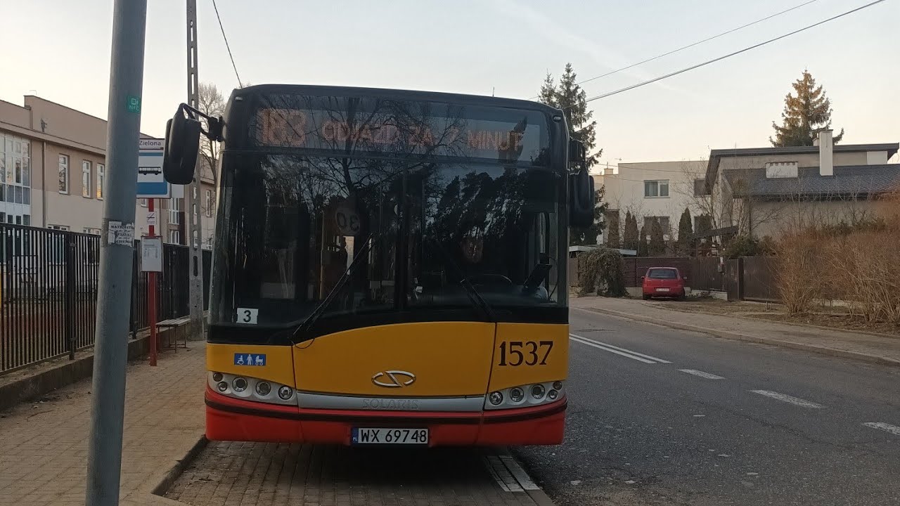 Przejazd linią 183 Cała trasa. Towarzysz @Mkm_z_gocławia
