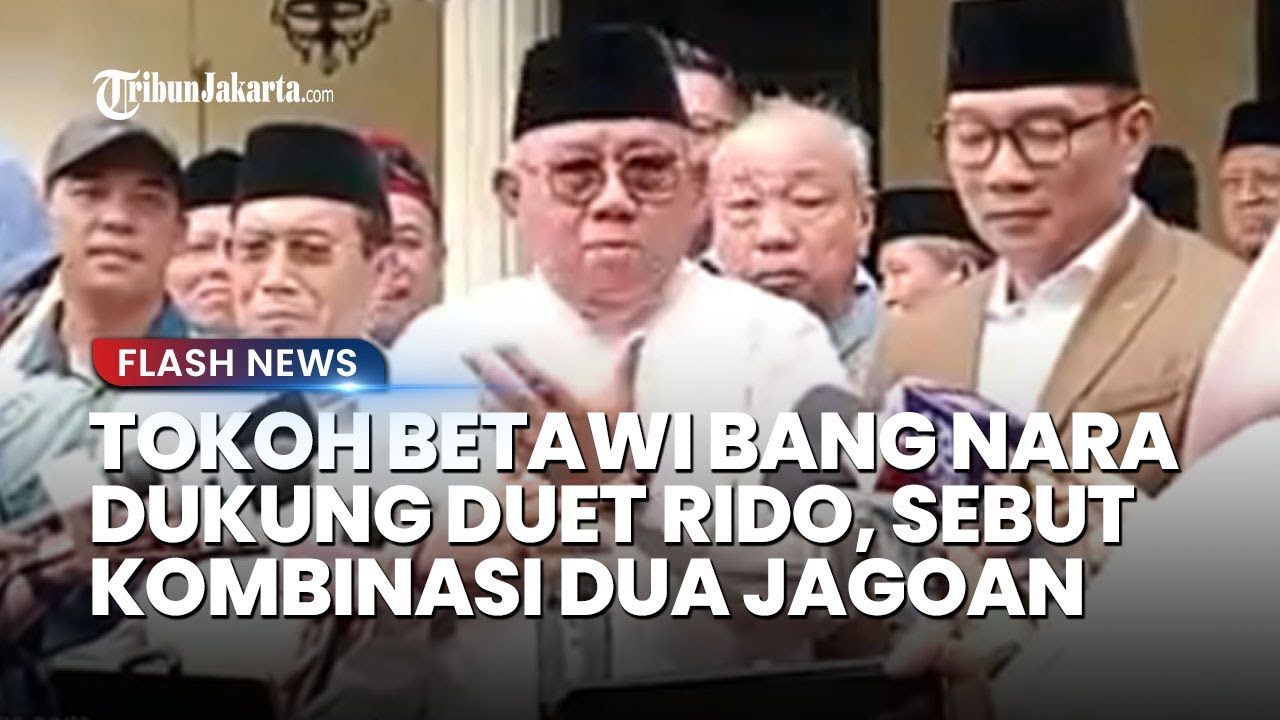 Tokoh Betawi Nachrowi Ramli alias Bang Nara Sreg dengan Duet Rido, Puji Program Gerbang Betawi
