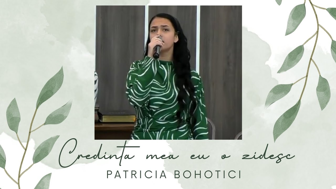 CREDINȚA MEA EU O ZIDESC - PATRICIA BOHOTICI | COVER