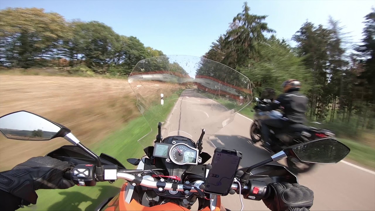 KTM 1050 Adventure curves surfing feat. Gopro Hero 6 Ducati
