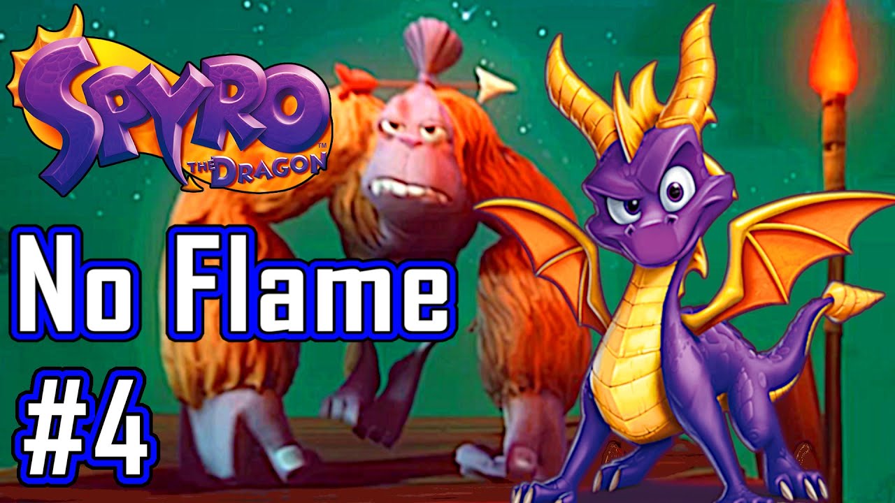 Spyro No Flame Challenge Part 4 - Spyro the Dragon, but Spyro forgets how to flame