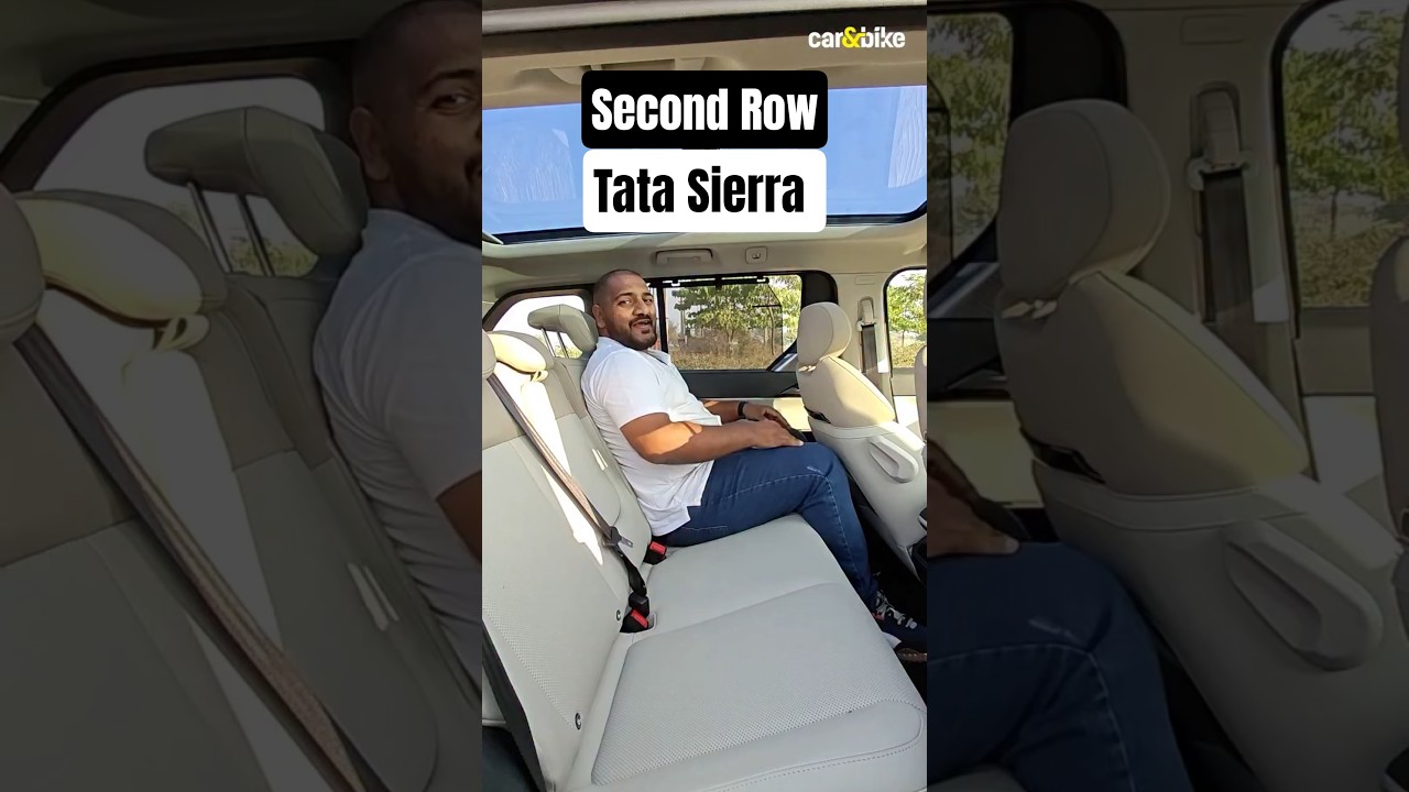 How good is the second row experience of the all-new Tata Sierra!