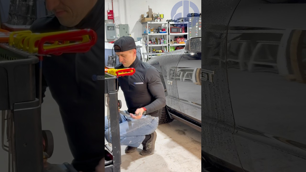 Ford Mustang | Dent Removal | Body Line #autobodyshop #chicago #dentrepair