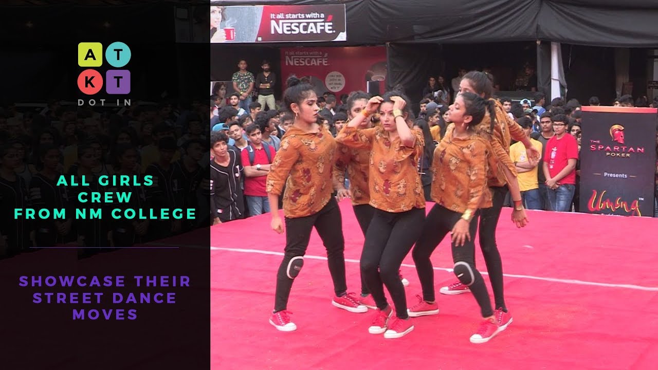 Street Dance by NM College's All-Girl Dance Crew  | Umang 2017