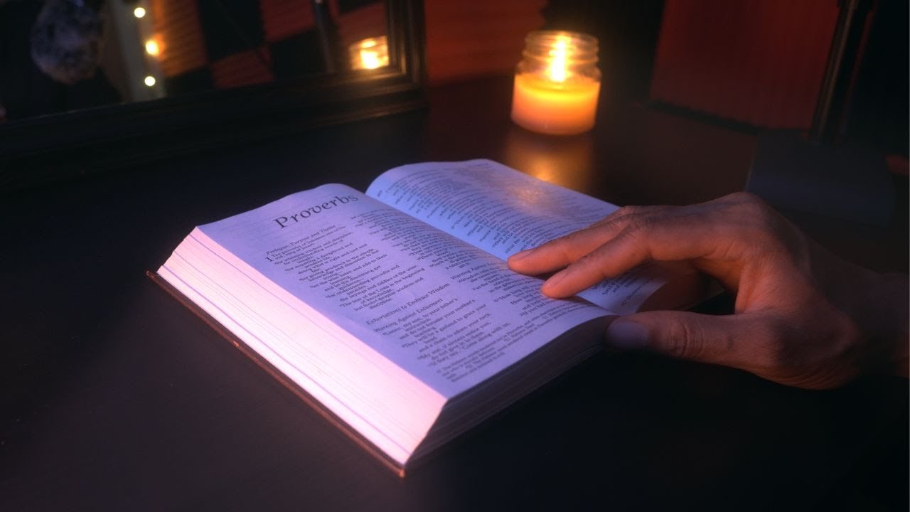 BIBLE ASMR 📖😴 - Sleep COMFY To Psalms & Proverbs