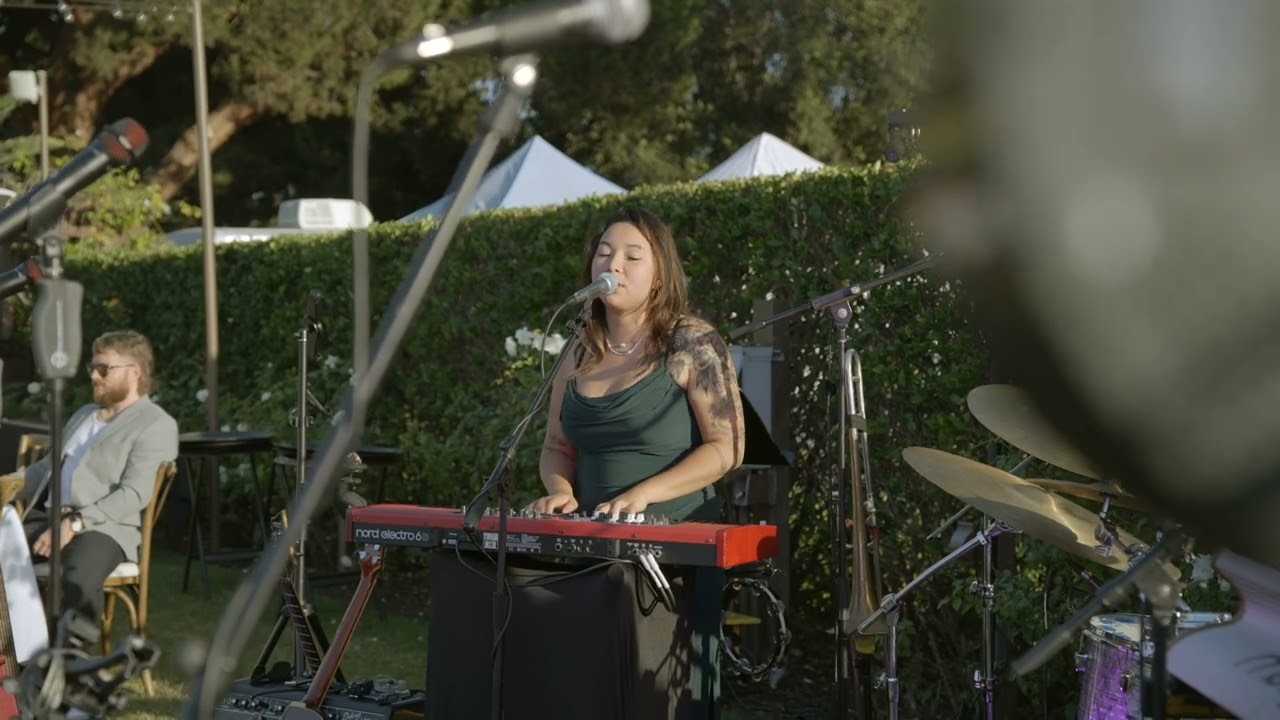 Saffron Cocktail Hour Trio Performance. San Diego based Wedding Musicians. San Diego Wedding Band.