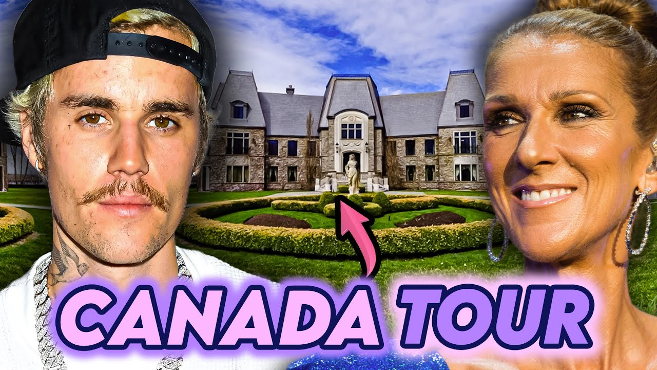 10 Celebrities Who Live In Canada | House Tour | Justin & Hailey Bieber, Celine Dion & More