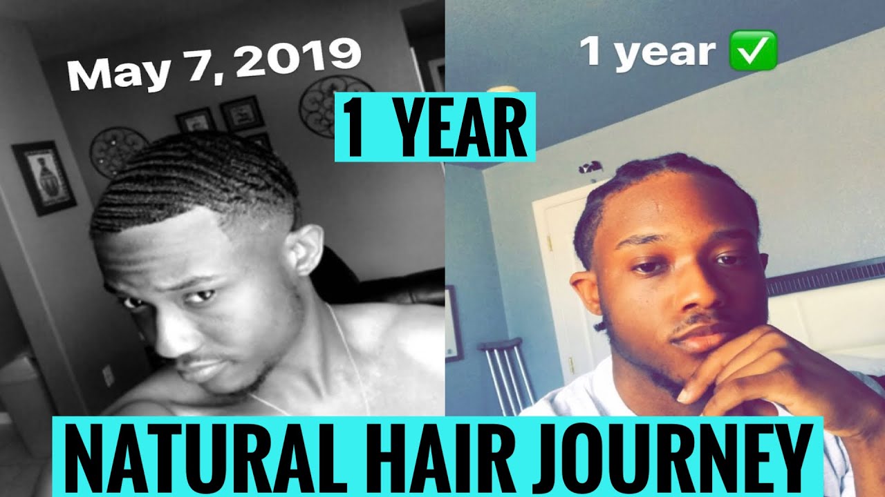 1 Year Natural Hair Journey | Black Men | Videos & Pictures Included
