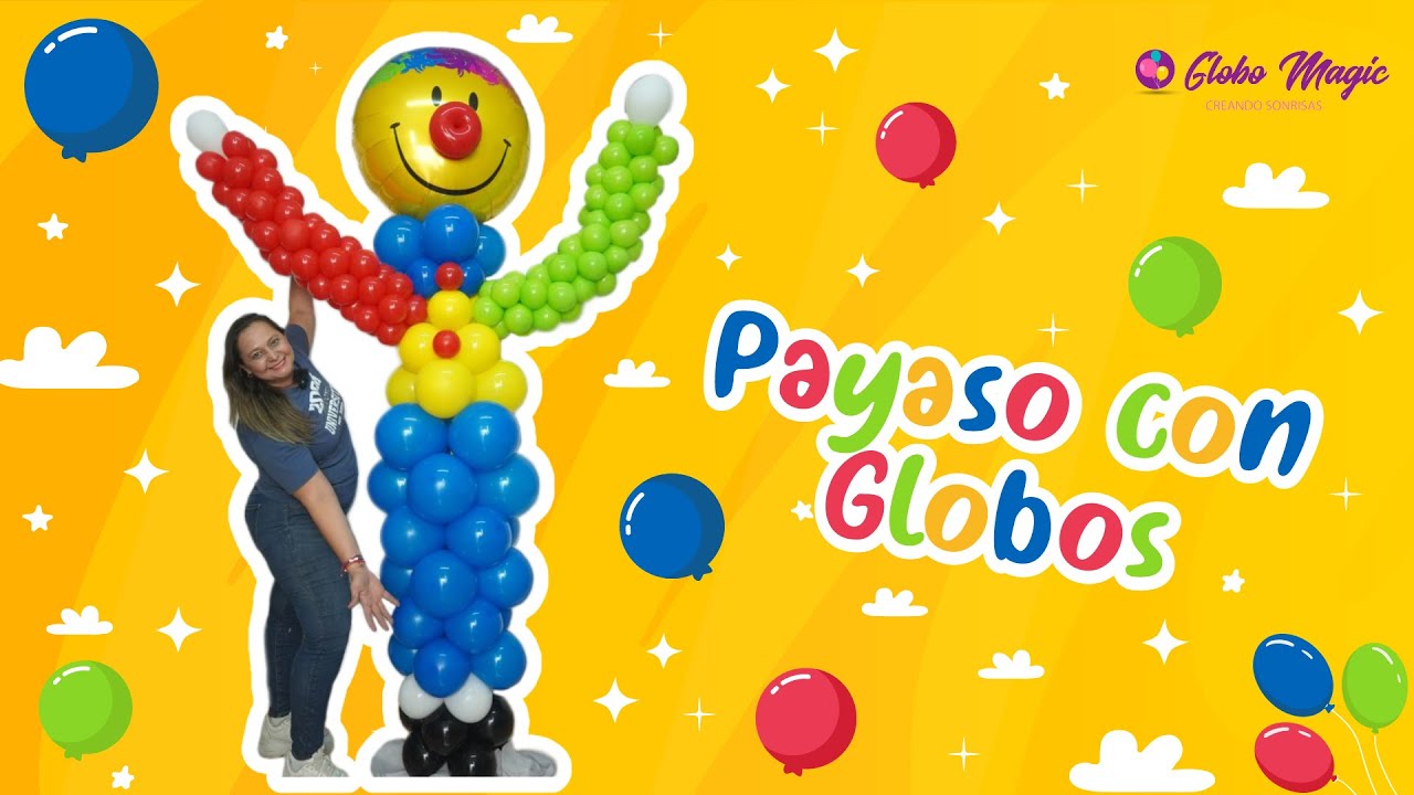 Crea Tu Propia Escultura de Payaso con Globos 🎈🤡