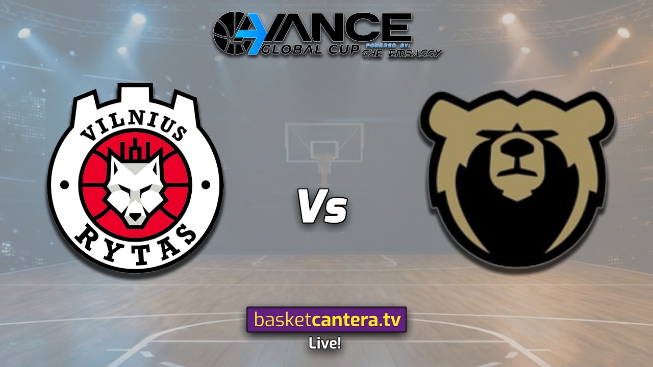 #Redifusión RYTAS VILNIUS, LITHUANIA vs ORANGEVILLE ACADEMY, CANADA.- AVANCE GLOBAL CUP 2026