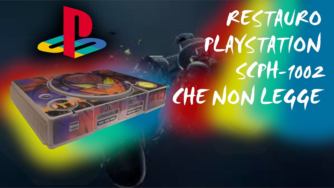 Restauri a 4 viti: Riparazione Playstation 1 SCPH-1002 che non legge