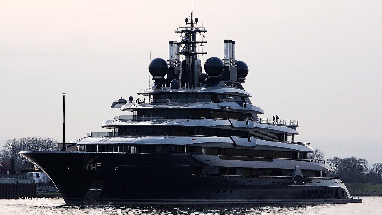 LUMiNANCE yacht | maiden voyage of brand new LURSSEN superyacht under flag of the new owner | 4K