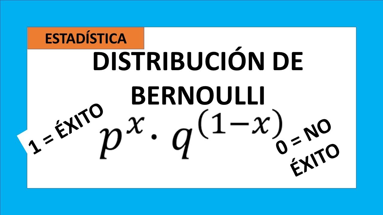 ✨DISTRIBUCIÓN DE BERNOULLI✨ | VARIABLE ALEATORIA DISCRETA | FÁCIL Y RÁPIDO!!✨✨