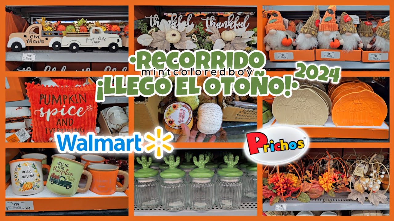 Recorrido en WALMART Y PRICHOS ¡LLEGÓ EL OTOÑO 2024! 🍁🍂 Muchas Novedades y Colección 
