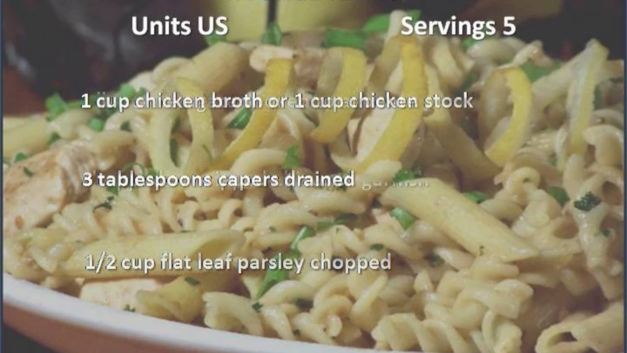 Chicken Piccata Pasta Toss recipe