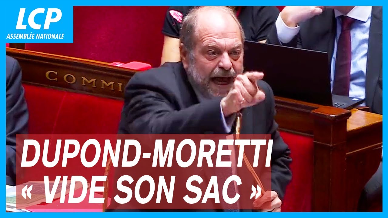 Le ministre de la justice, Éric Dupond-Moretti, 