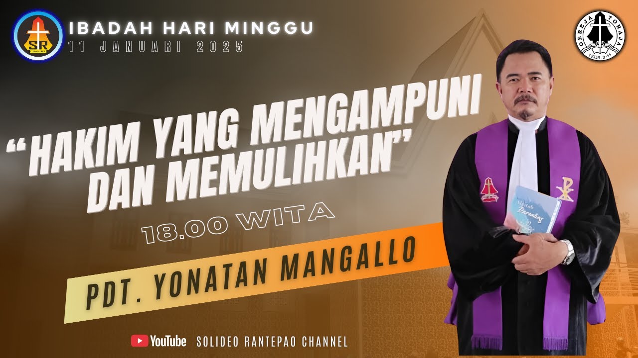 [LIVE] Ibadah Hari Minggu | 11/01/2025 pukul 18:00 WITA | Gereja Toraja Jemaat Rantepao
