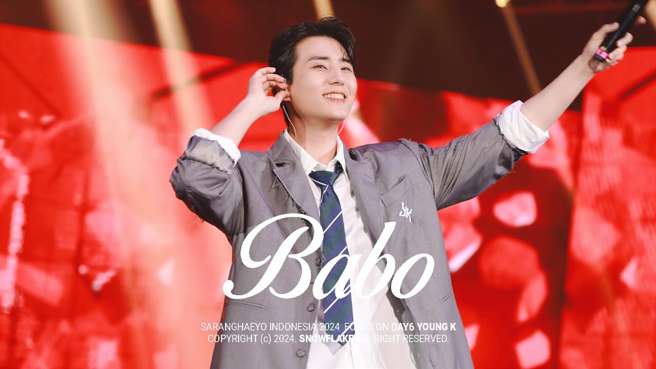 [4K] 240504 YOUNG K babo 영케이 직캠 SARANGHAEYO INDONESIA 2024