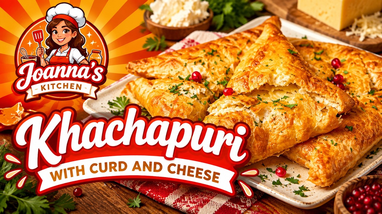 Khachapuri with Сurd and Сheese | Хачапури с Творогом и Сыром