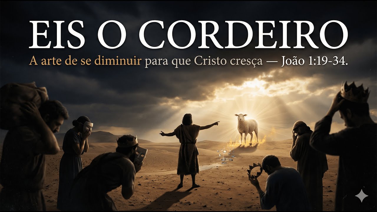 Eis o Cordeiro: A Arte de se Diminuir para que Cristo Cresça (João 1:19-34)