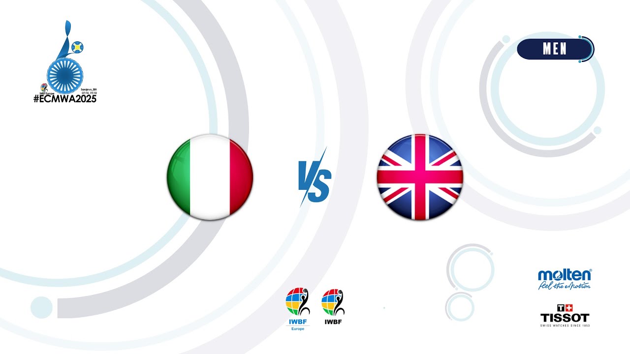 European Championship 2025 | Men | Italy vs Great Britain