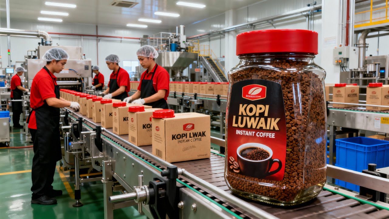 Inside a Luxury Kopi Luwak Coffee Factory | How Kopi Luwak Is Made (Full Process)