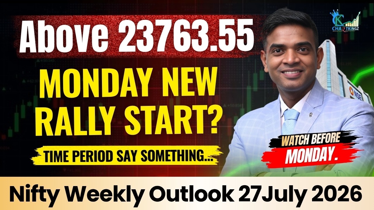 Monday Rally or One More Fall? Nifty Prediction for Monday 27 July 2026