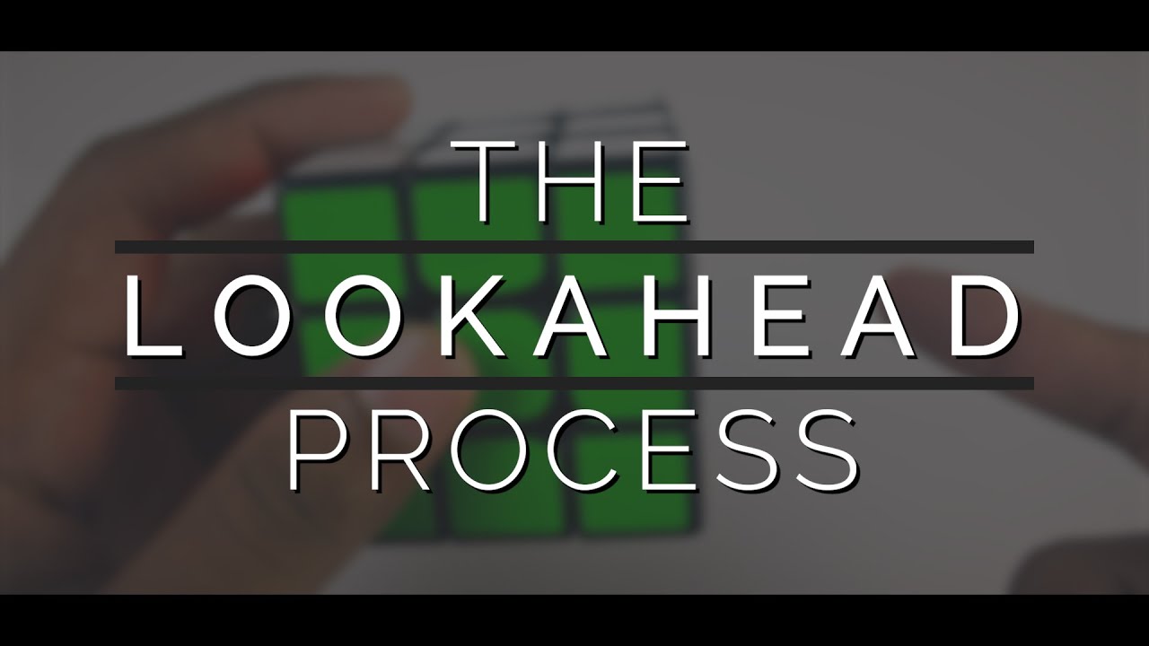 Roux Method Lookahead Guide + Explanation: How to Look Ahead?