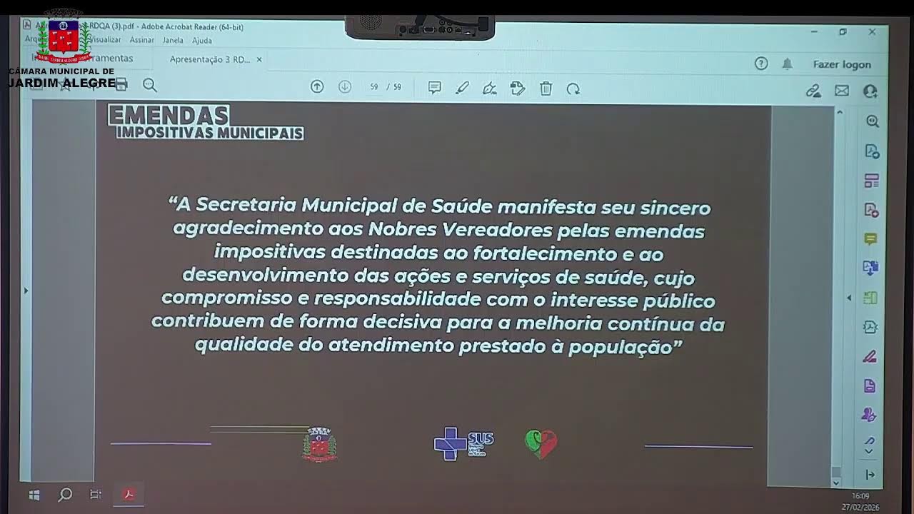 Audiência Pública 3º Quadrimestre Geral