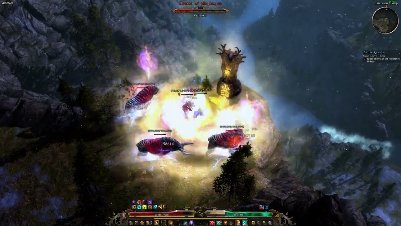 Grim Dawn 2022 Battlemage vs Mogdrogen ultimate