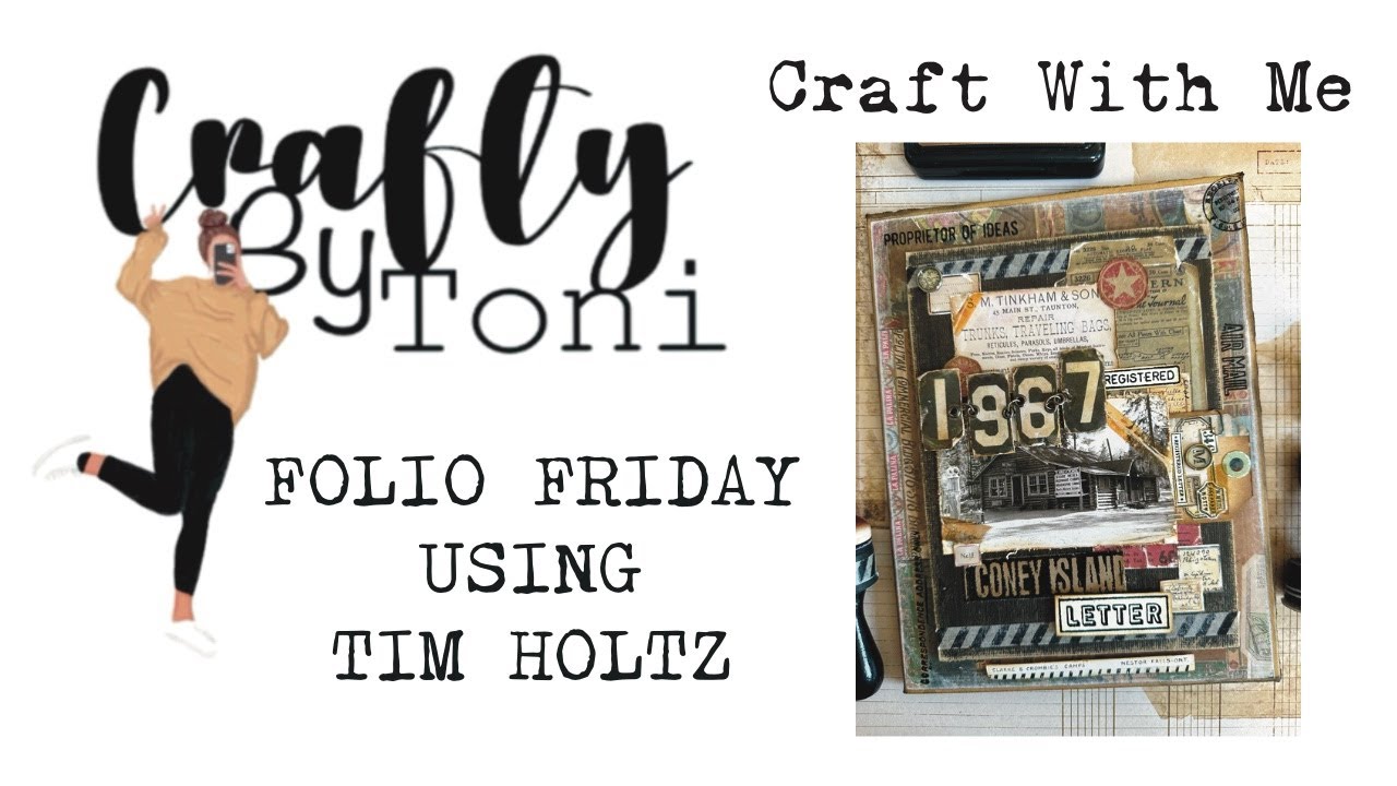 FOLIO FRIDAY USING #timholtz  #junkjournalideas #craftwithme