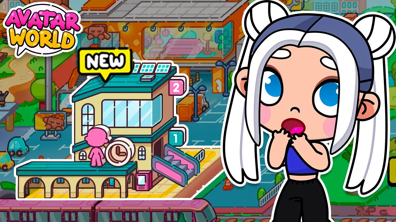 WOW! 😱 SECOND FLOOR AT THE STATION! NEW SECRETS AND BUGS in AVATAR WORLD