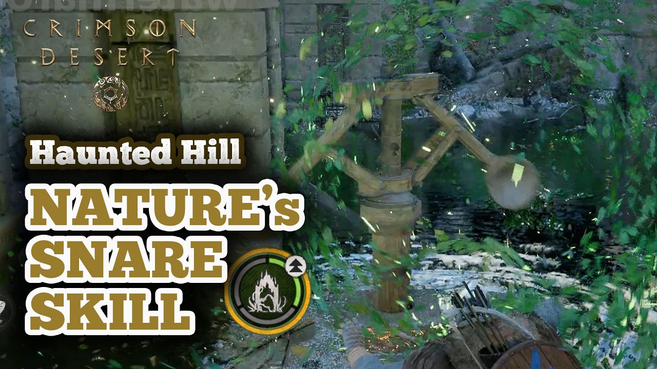 How to Get Nature's Snare Skill for Free in Crimson Desert - Haunted Hill Puzzle Solution