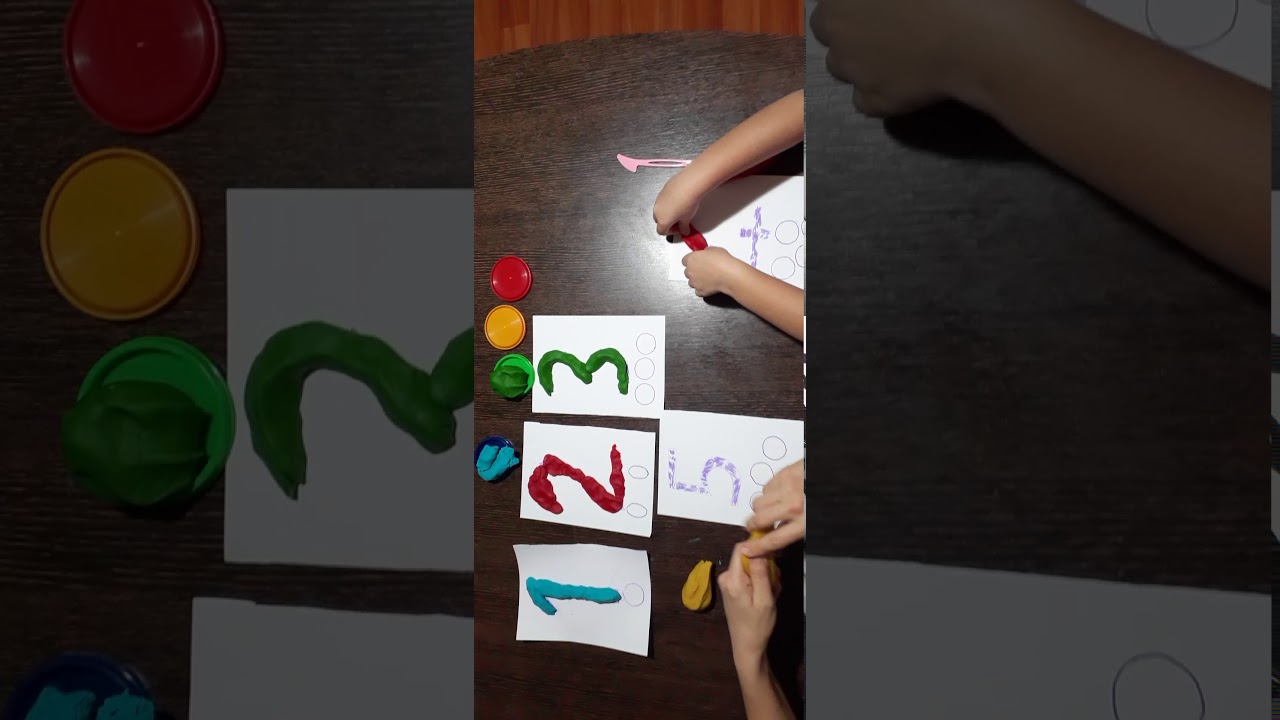 numbers 1  to 5  for preschool (okulöncesi ingilizce sayılar )