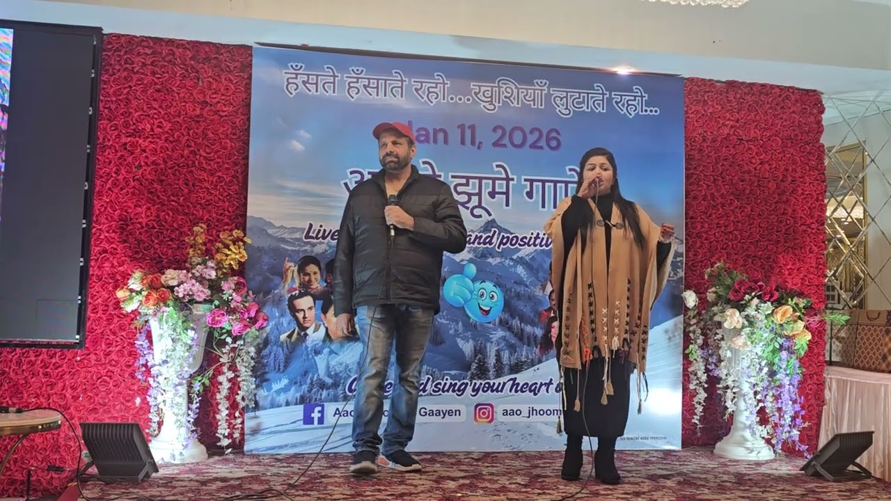 Jai jai shiv Shankar beautiful song with Rajnish ji 🎤 🎵 