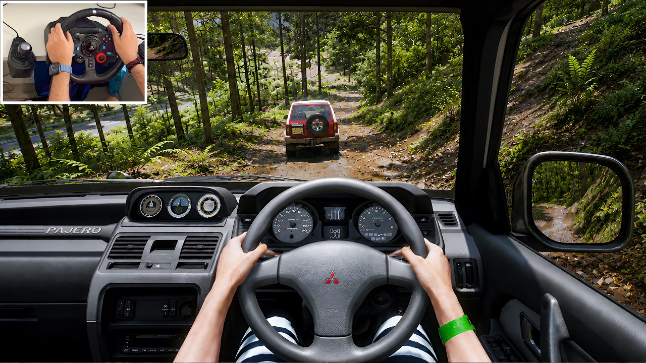 Forza Horizon 6 - POV Offroad with Mitsubishi Pajero | Steering Wheel Gameplay