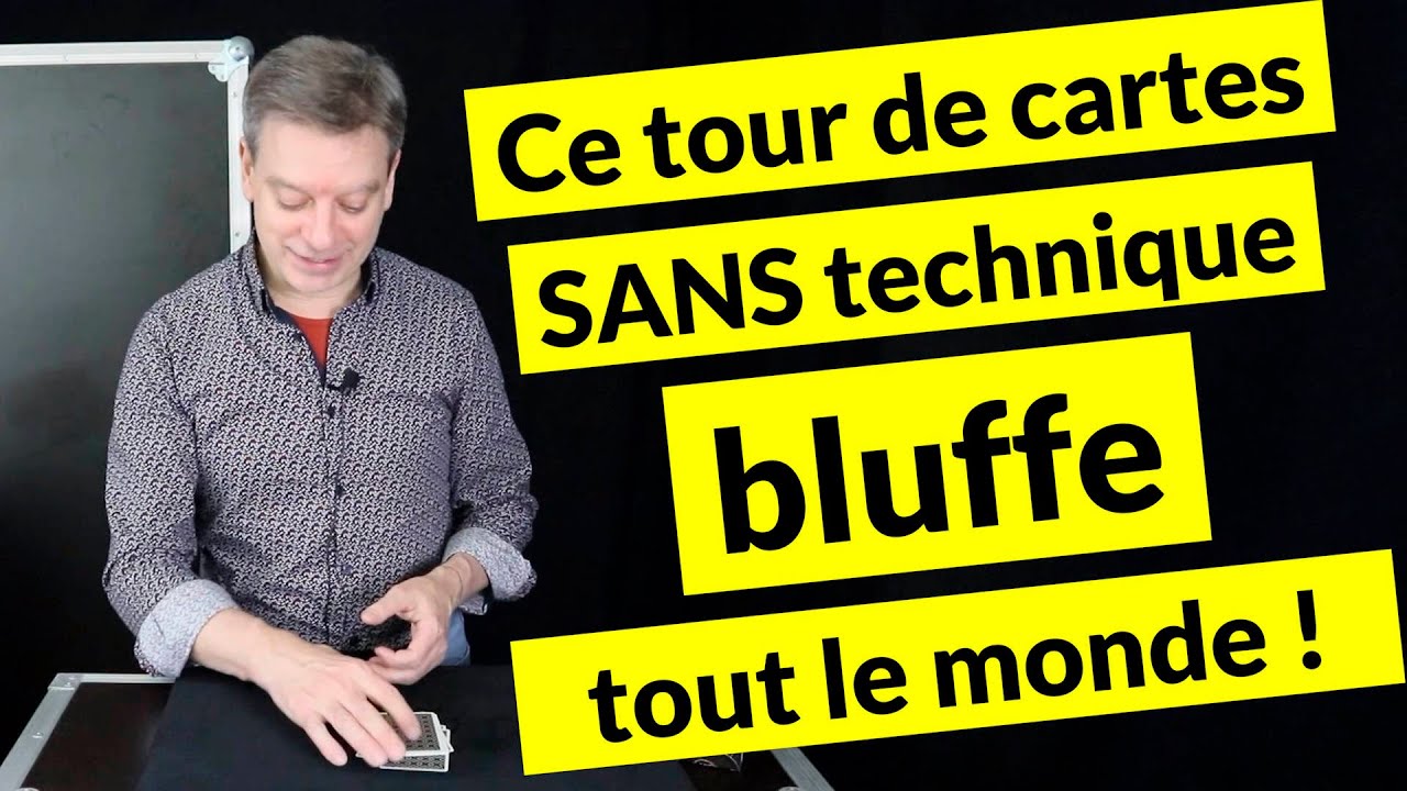 Le spectateur mélange le jeu, il compte lui-même… et pourtant j’avais prédit sa carte !