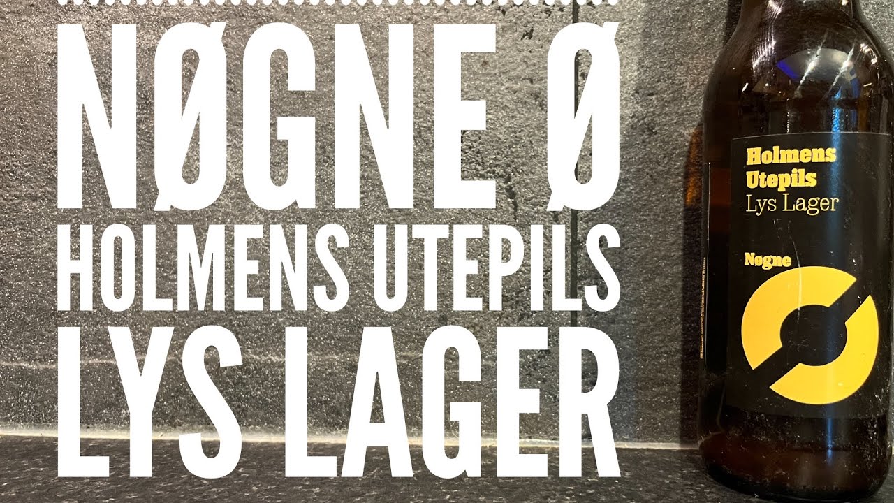 N&oslash;gne &Oslash; Holmens Utepils Lys Lager | Norwegian Craft Beer Review