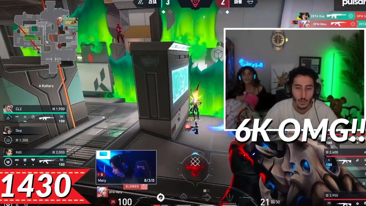 DFM Meiy Breaks Highest ACS Record In VCT History!!! Most Watched VALORANT Clips Today V1430