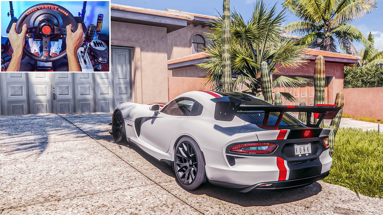 1200HP Twin Turbo Dodge Viper ACR - Forza Horizon 5 (Steering Wheel + Shifter) Gameplay