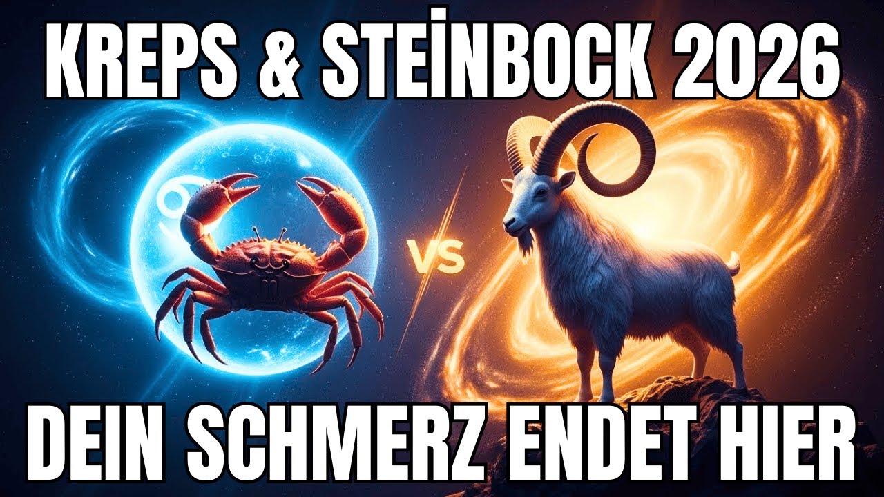 Krebs & Steinbock 2026 – Der Krieg in deiner Seele endet heute