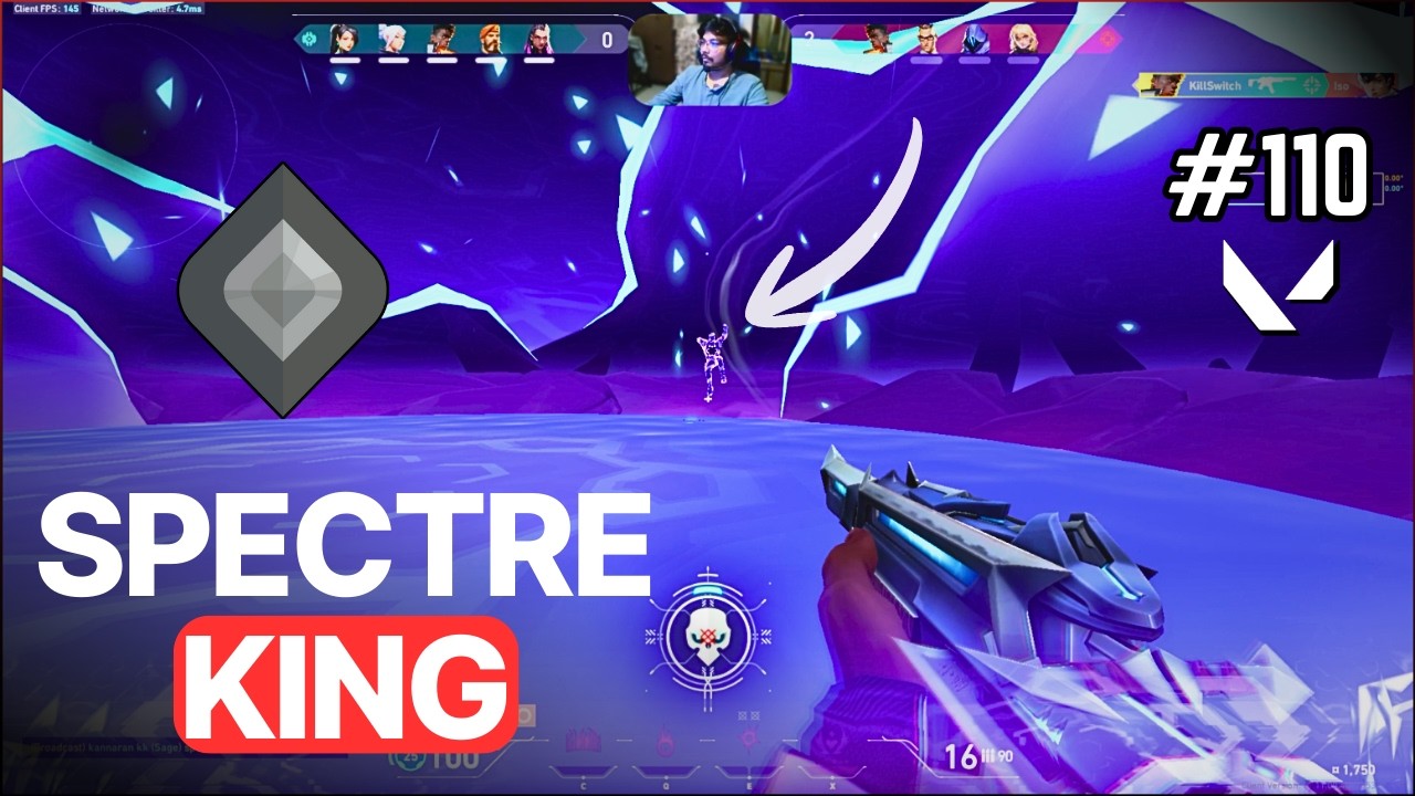 Day 110 – Valorant Competitive Match May New Naam Mil Gaya! | Spectre King 👑🔥