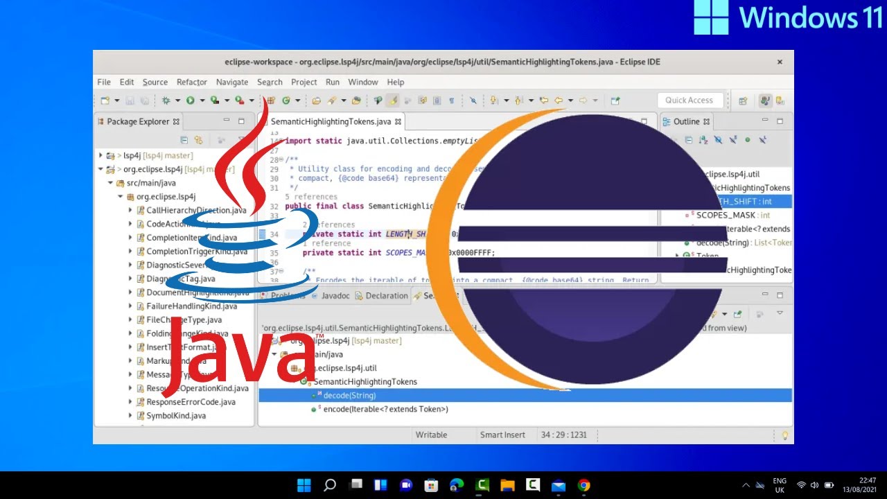 How to Install Java + How to Install Eclipse IDE on Windows 11 + Create Your First Java Project