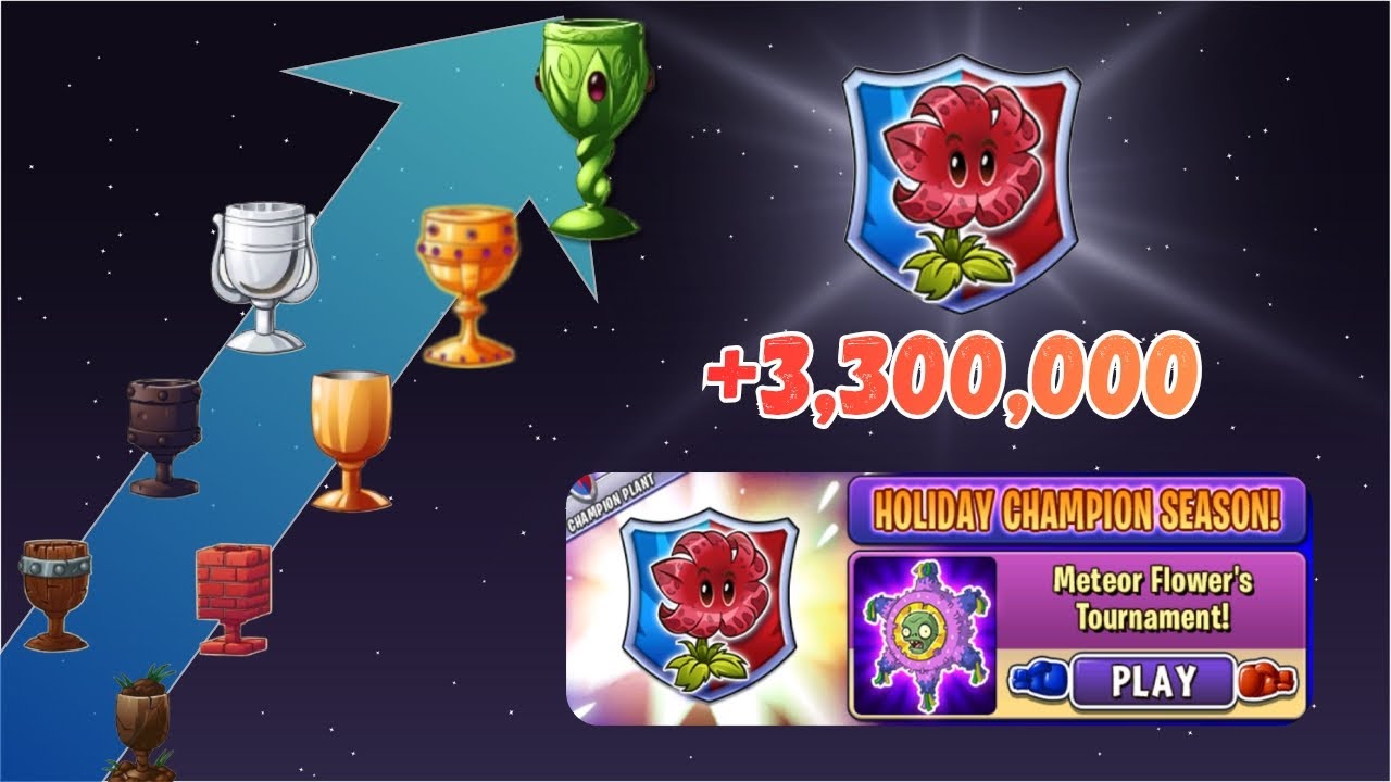 Mazos GANADORES para el Torneo de Campeones 🏆 Flor Meteoro | PvZ2