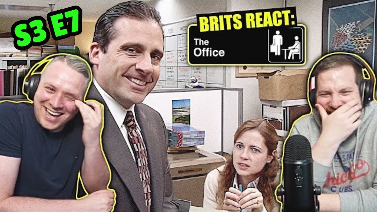 British Guys HILARIOUS The Office Reaction | Season 3 Episode 7 (Branch Closing)
