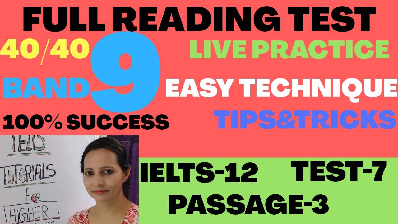 IELTS ACADEMIC READING  Passage 3 TEST 7-  Music and Emotions