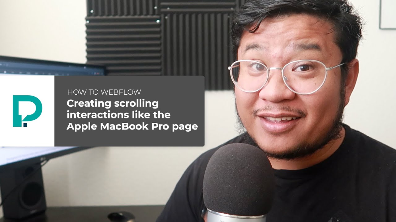 How to Webflow: Creating scrolling interactions like the Apple MacBook Pro page - Tutorial (2019)