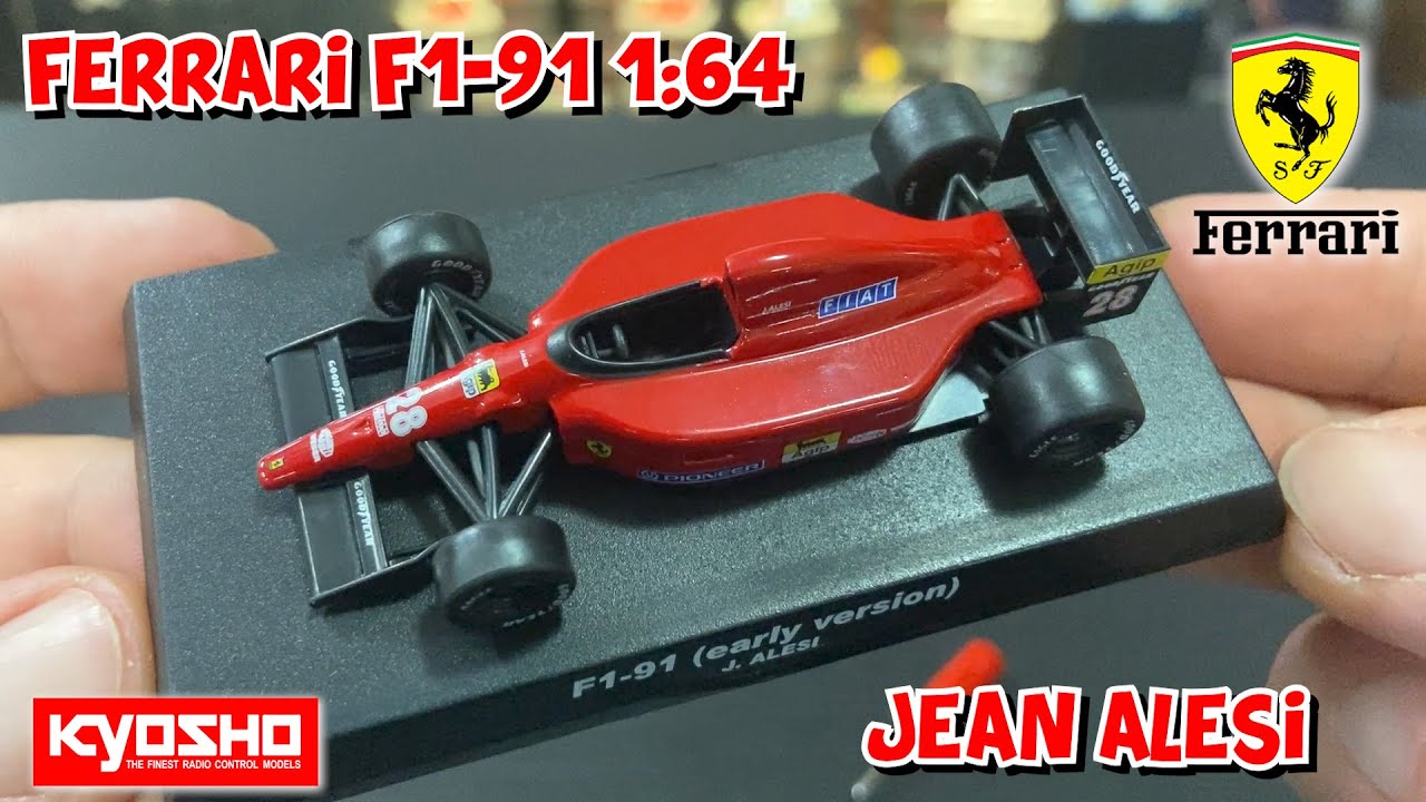 COSTRUIAMO la FERRARI F1-91 di JEAN ALESI - 1:64 | KYOSHO